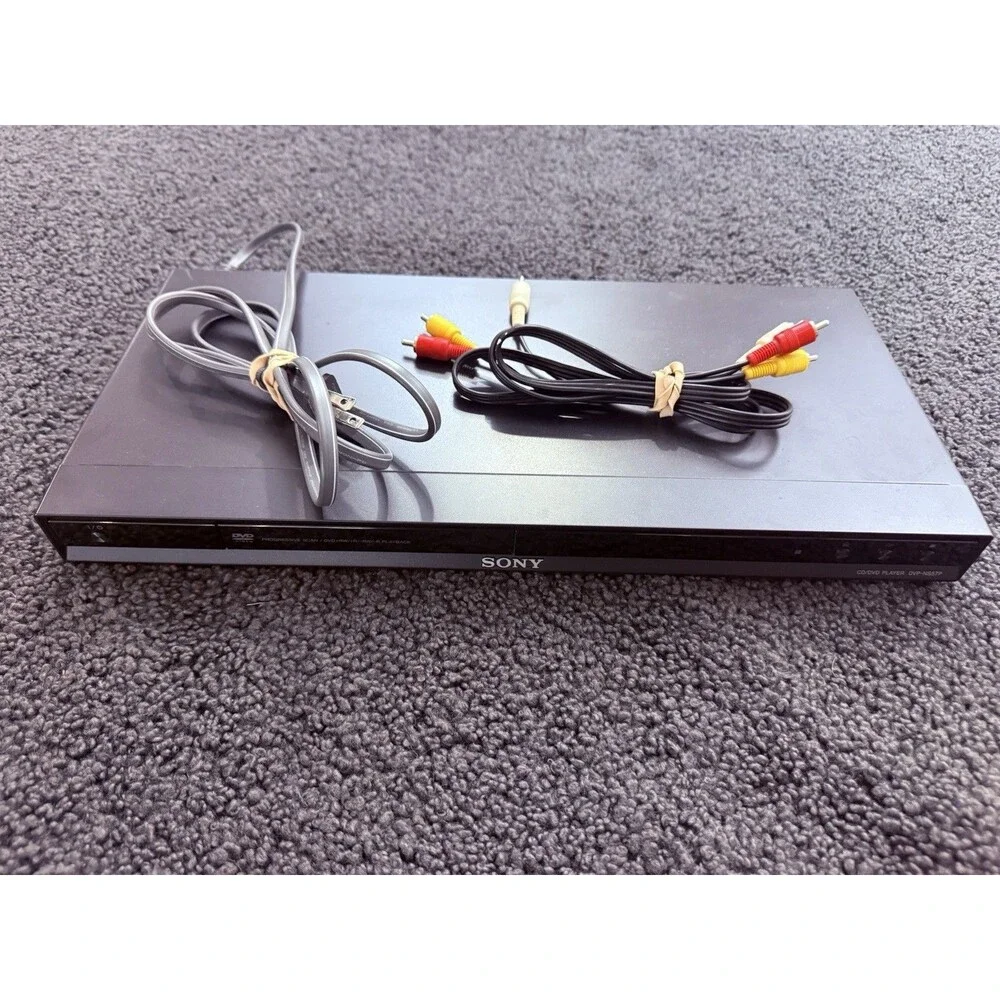 Sony DVP-NS57P CD/DVD Player Black w/ Power & AV Cords No Remote TESTED